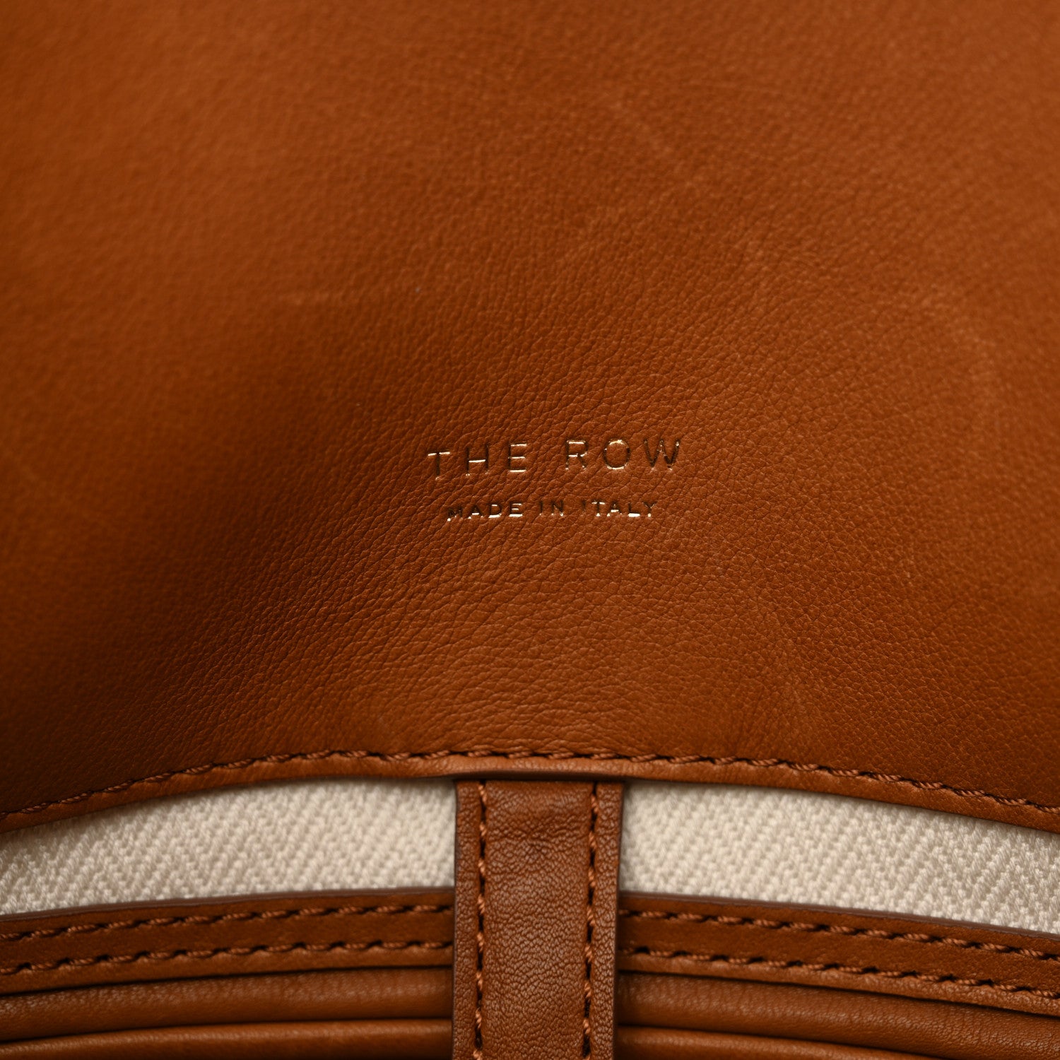 The Row Polished Saddle Calfskin Soft Margaux 12 Cuir 6 of 12