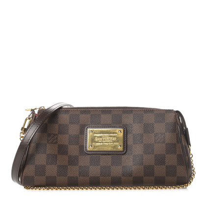 Louis Vuitton Damier Ebene Eva Clutch 1 of 10