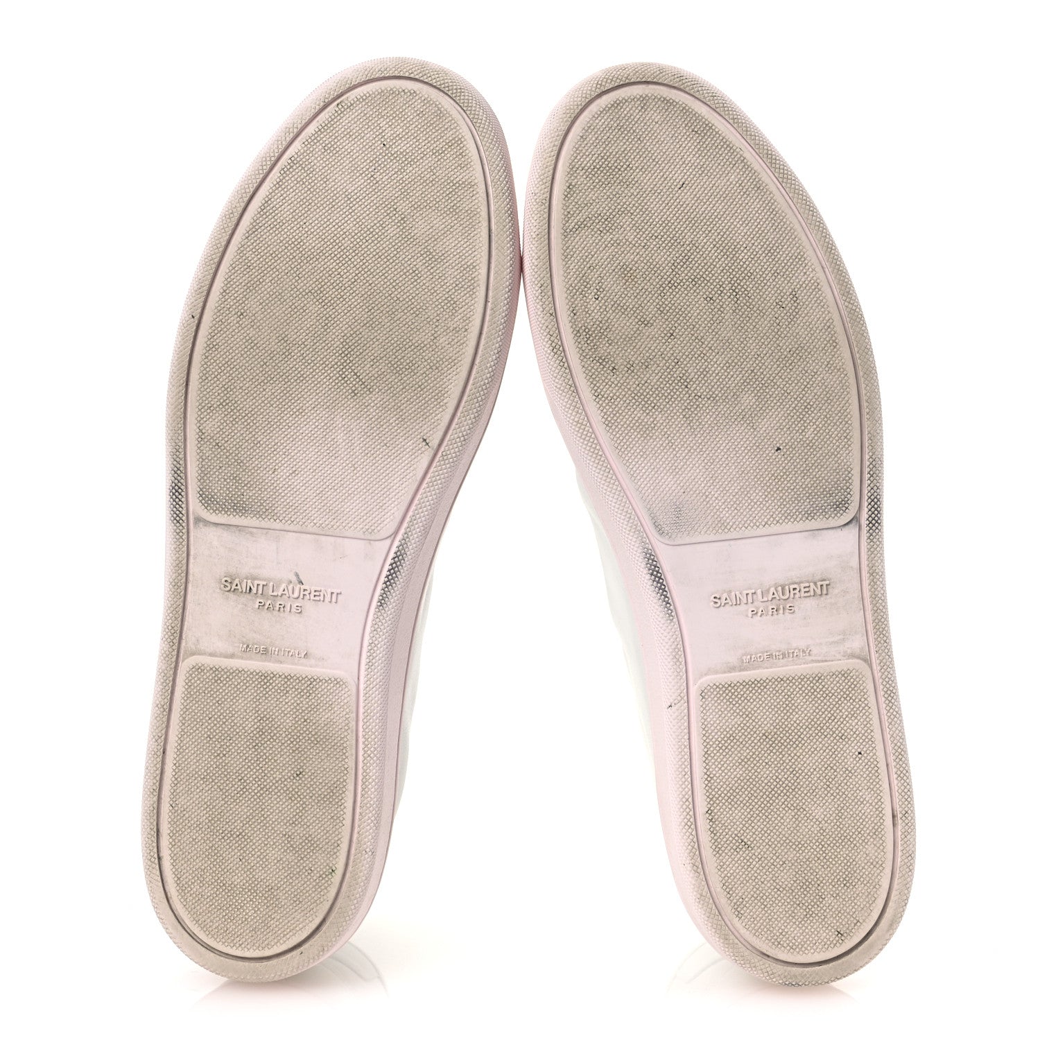 Saint Laurent Calfskin Womens Court Classic SL/39 Mid Top Sneakers Blanc Bebe 39.5 Blanc Bebe Rose 7 of 14
