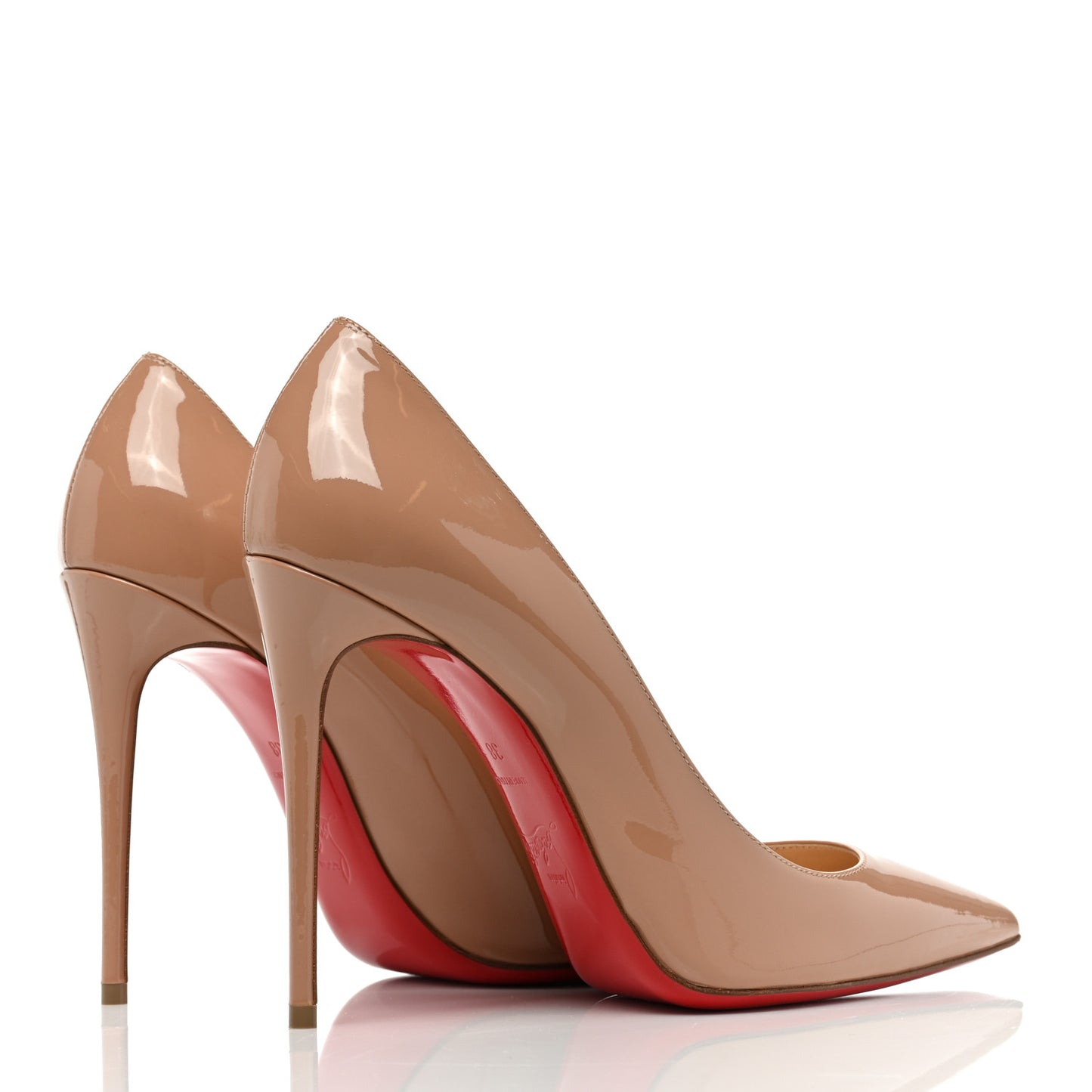 Patent Kate 100 Pumps 38 Nude