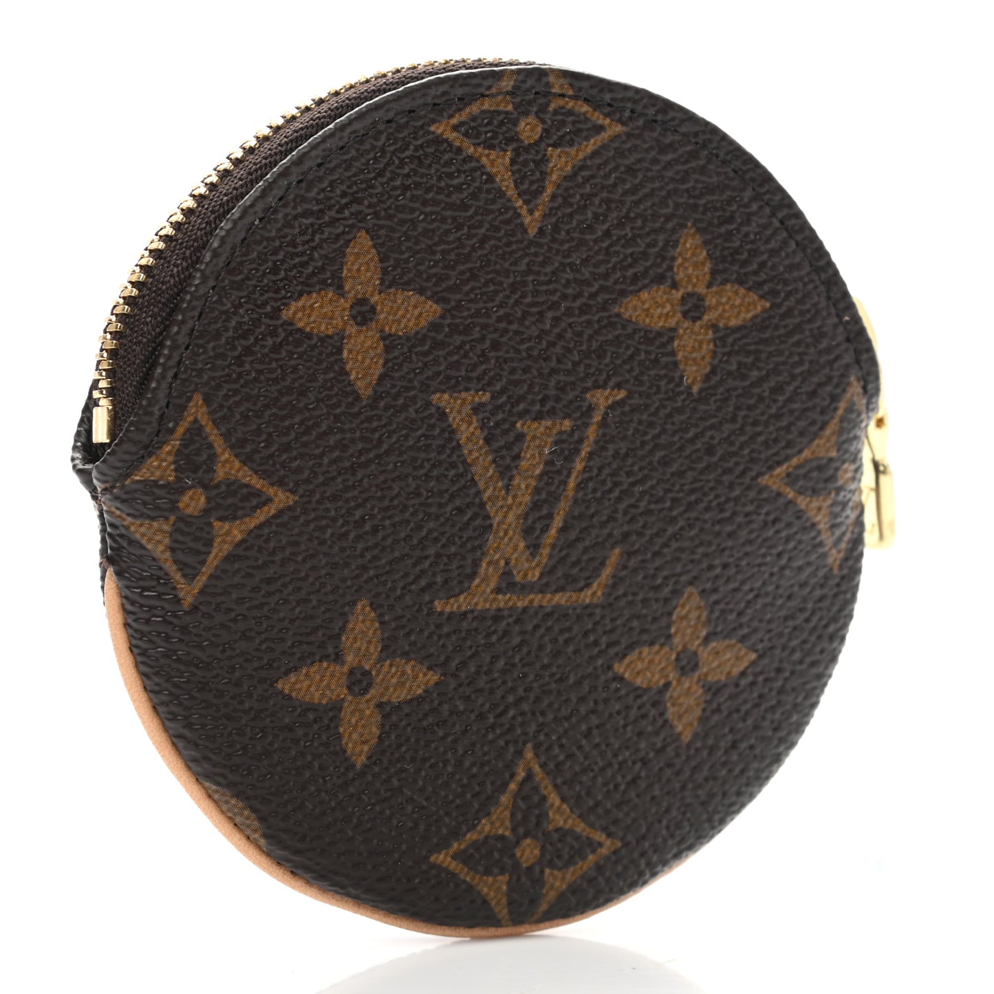Monogram Round Coin Purse