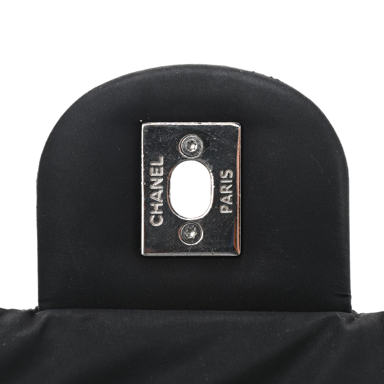 Chanel Nylon Quilted Tweed Stitch Medium Bubble Flap Black 14 of 14