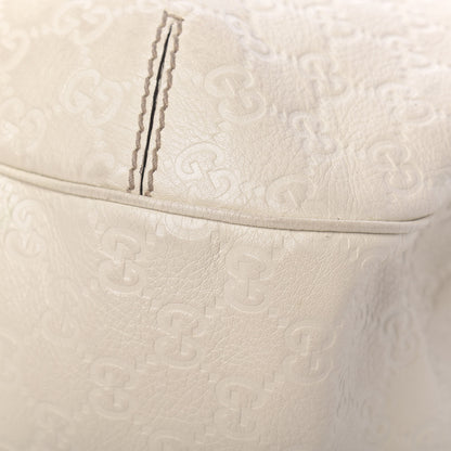 Gucci Guccissima Large New Ladies Web Hobo Off White 17 of 21