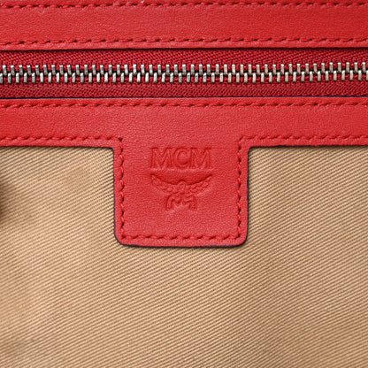 MCM Visetos Klassik Small Sling Bag Ruby Red 6 of 11