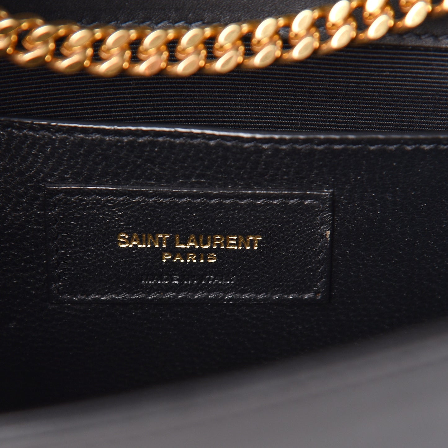Calfskin Small Monogram Kate Satchel Black