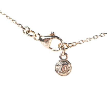 Chanel Pearl Crystal CC Necklace Gold 4 of 4