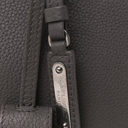 Saint Laurent Grained Calfskin Small Supple Sac De Jour Earth 8 of 12