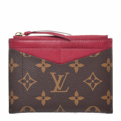 Louis Vuitton Monogram Zipped Card Holder Fuchsia 1 of 7