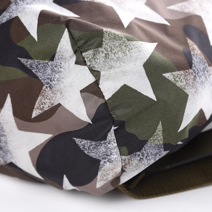 Valentino Garavani Nylon Camustars Drawstring Backpack Army Green White 9 of 9