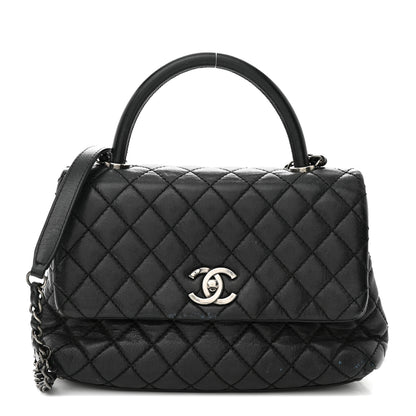 Chanel Caviar Quilted Small Coco Handle Flap Black 1 of 21