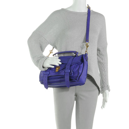 Proenza Schouler Lambskin PS1 Medium Satchel Purple Rain 2 of 11