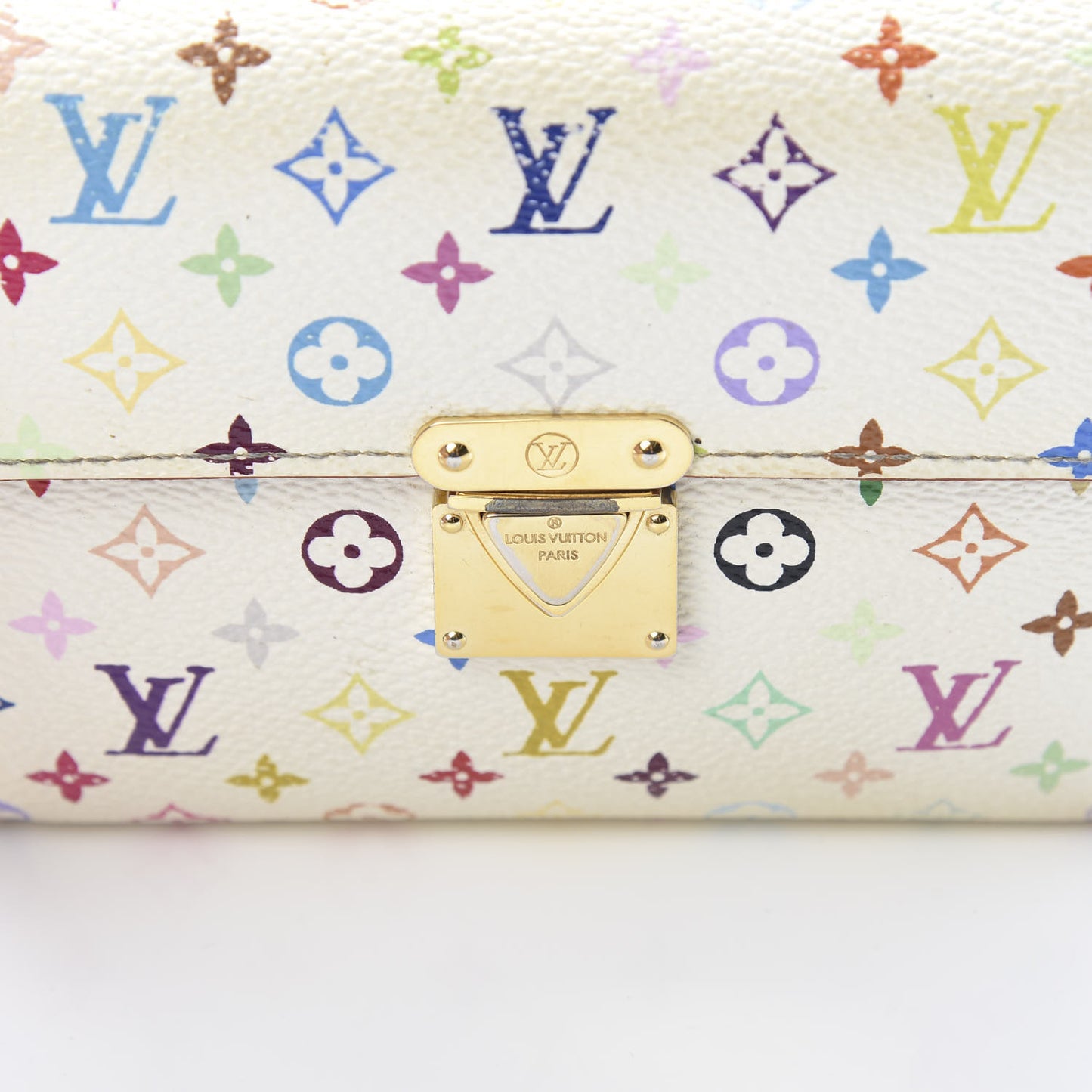 Monogram Multicolor Koala Wallet White