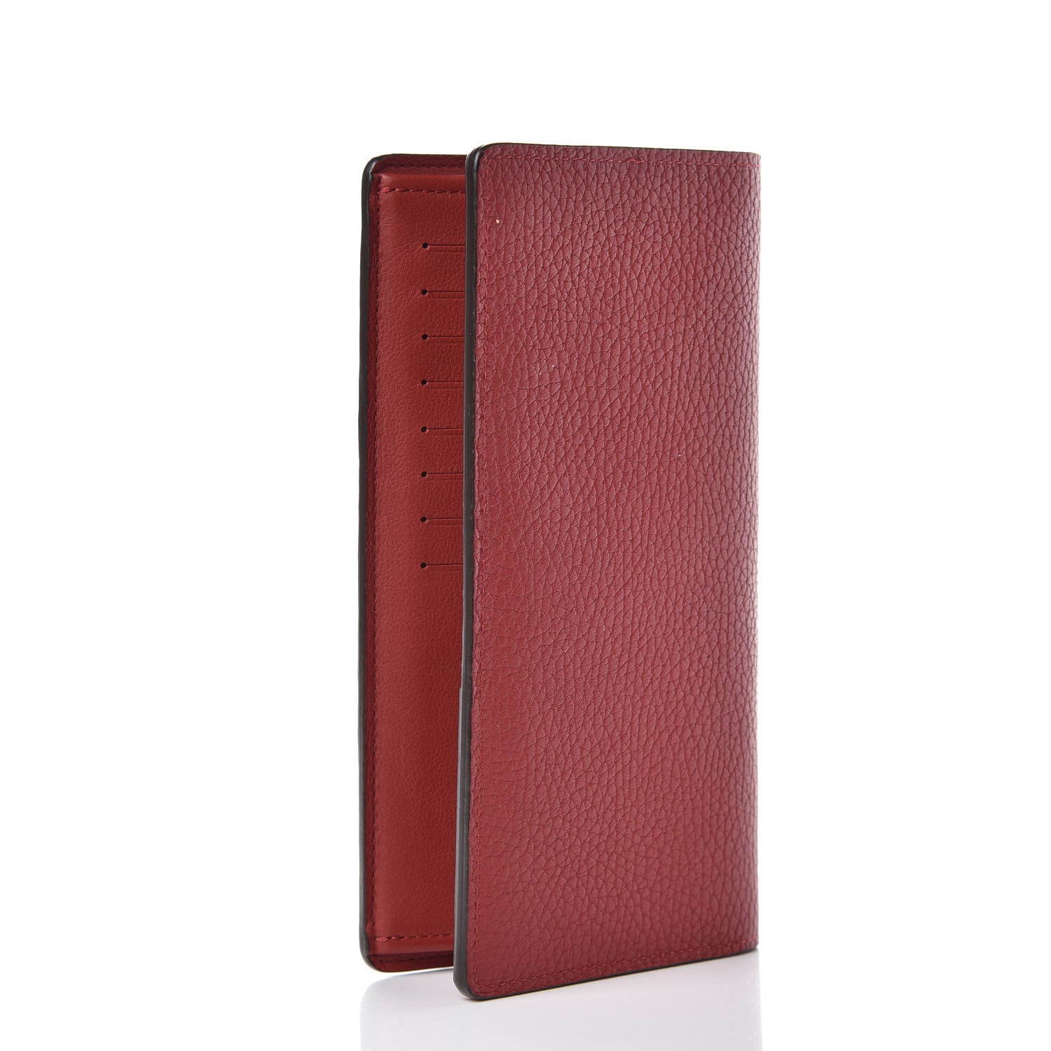 Louis Vuitton Taurillon Brazza Wallet Rouge 3 of 7
