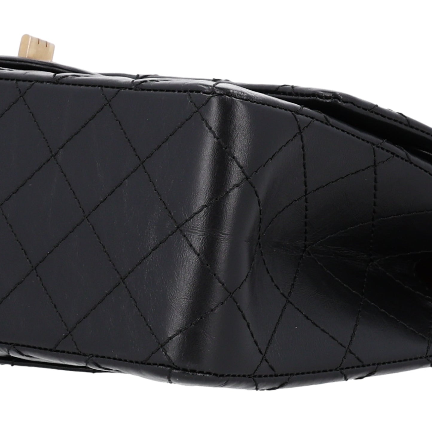 Aged Calfskin Quilted 2.55 Reissue 226 Flap Black