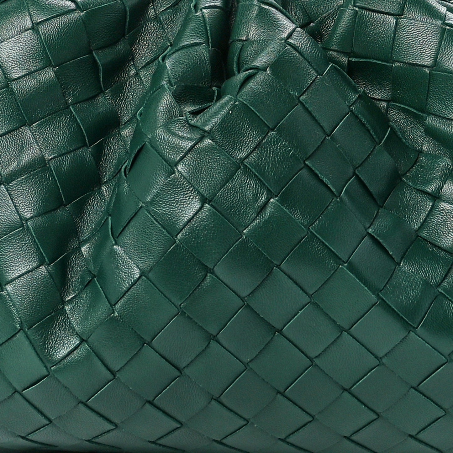 Nappa Maxi Intrecciato The Pouch Oversized Clutch Raintree