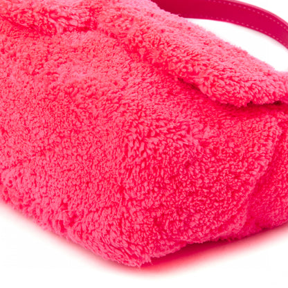 Chanel Mixed Fibers Quilted Jumbo Flap Pink 5 of 9