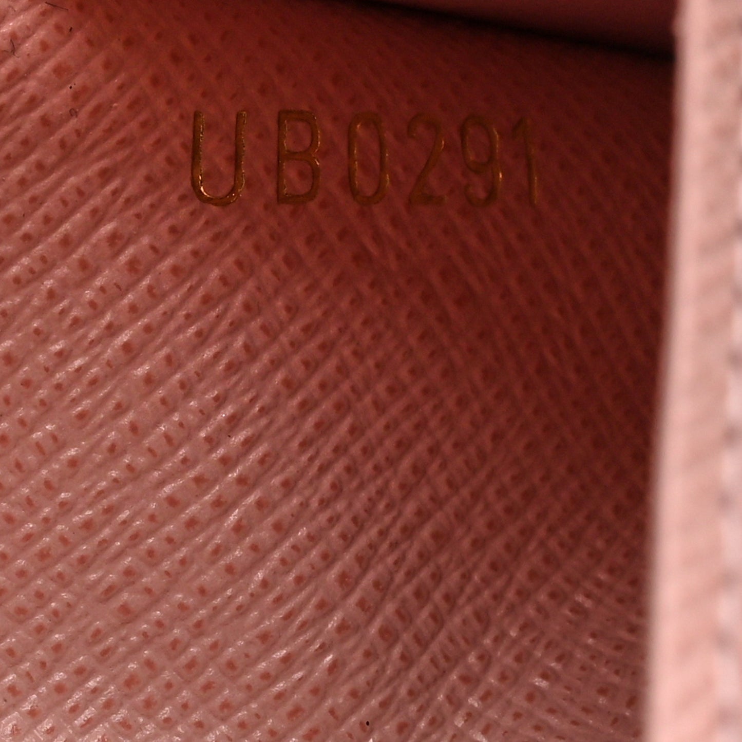 Damier Ebene Rosalie Coin Purse Rose Ballerine