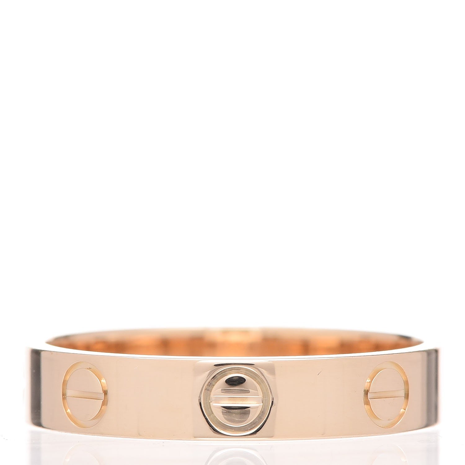 Cartier 18K Yellow Gold 3.5mm LOVE Wedding Band Ring 52 6 3 of 5