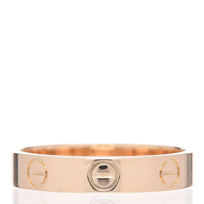Cartier 18K Yellow Gold 3.5mm LOVE Wedding Band Ring 52 6 3 of 5