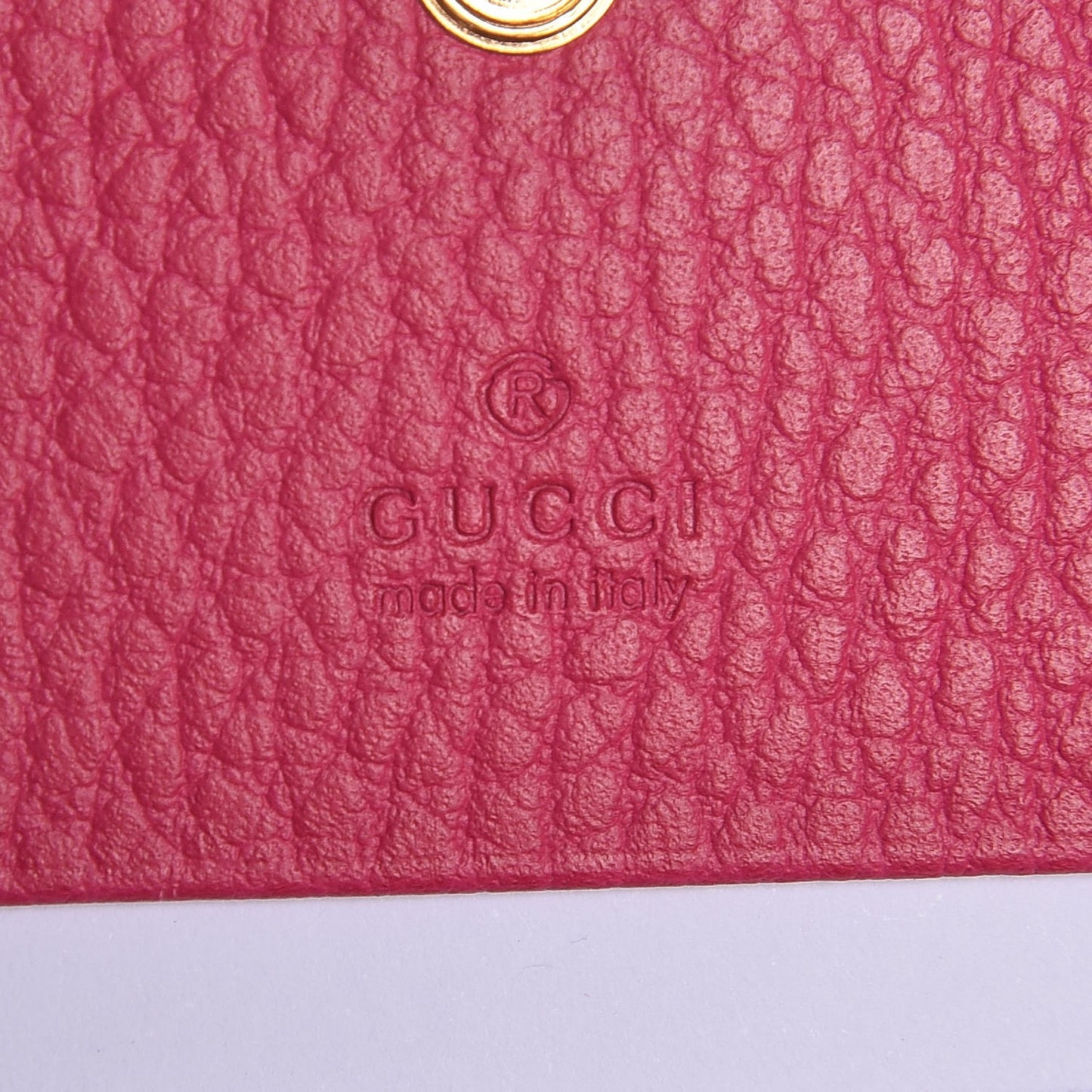 Dollar Calfskin GG Marmont Card Case Box Pink