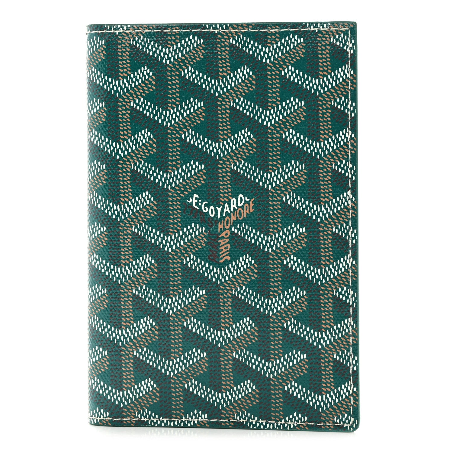 Goyard Goyardine Passport Wallet Green 1 of 8