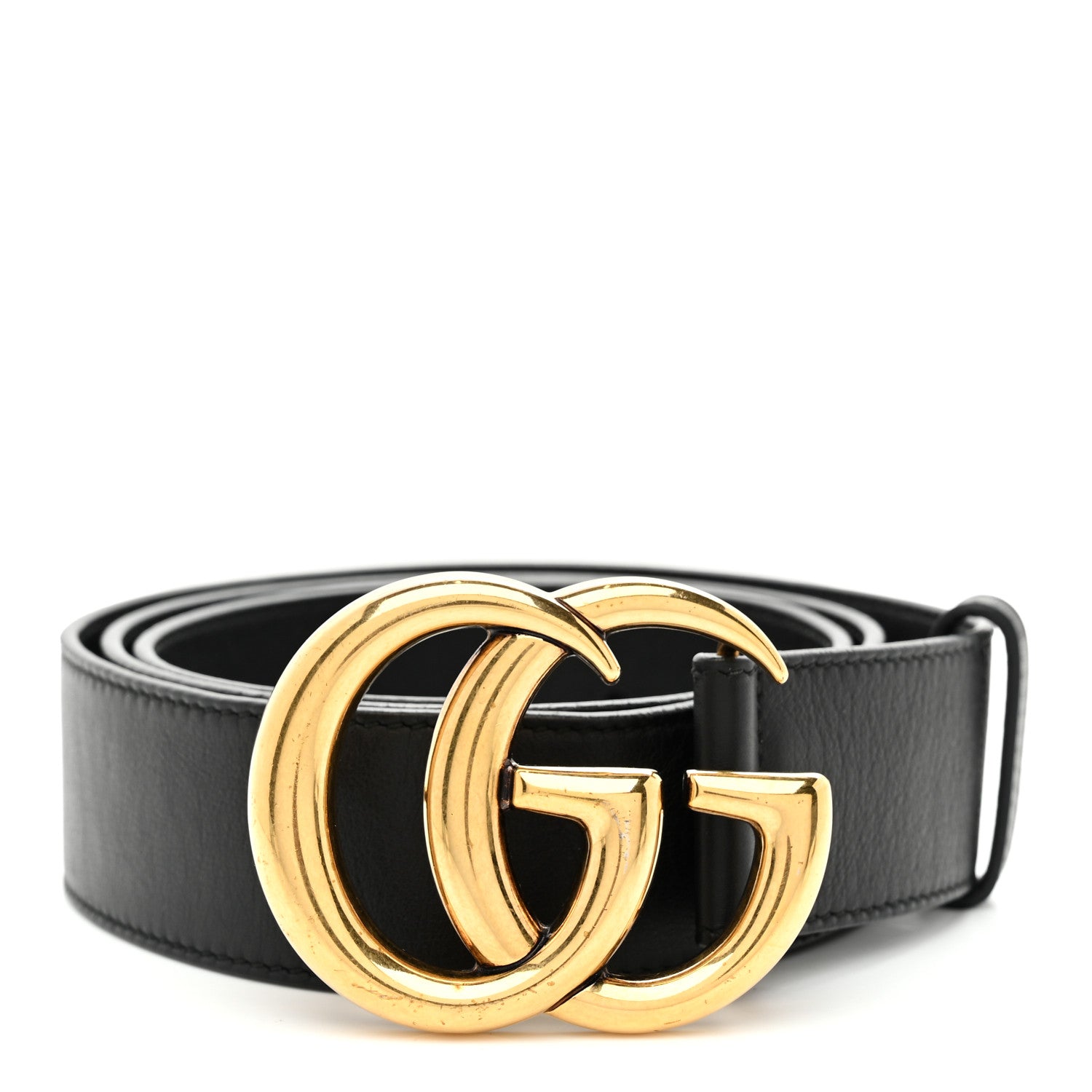 Gucci Calfskin Double G 40mm Belt 95 38 Black 1 of 7