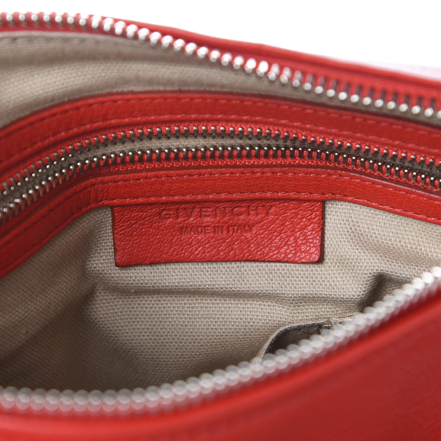 Sugar Goatskin Small Pandora Red