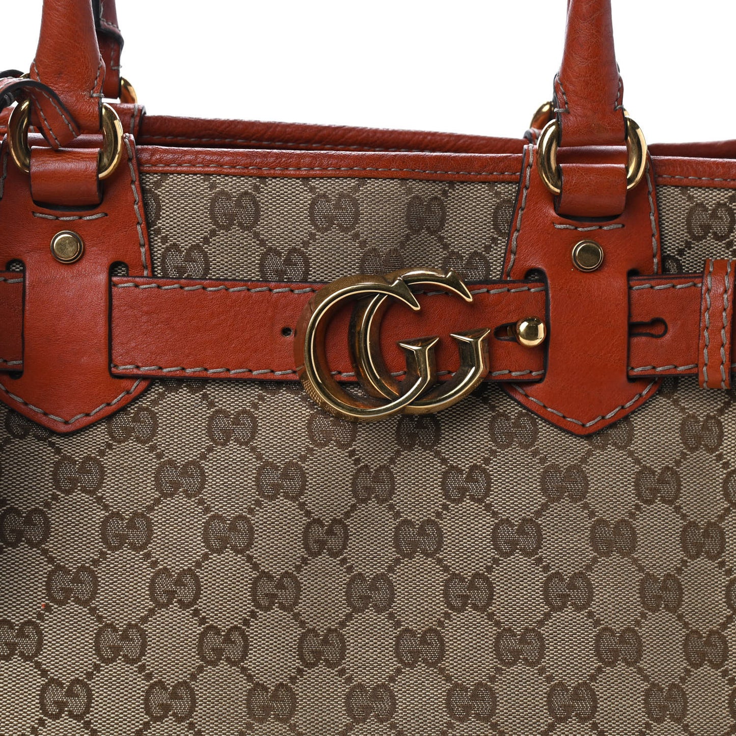 Monogram Medium GG Running Tote Orange