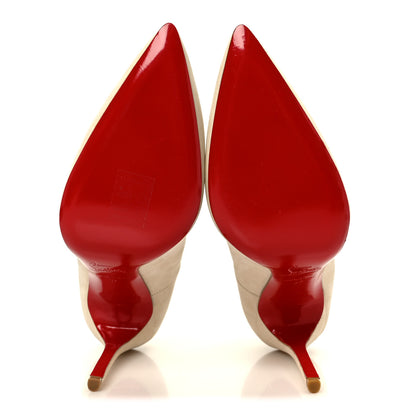 Christian Louboutin Suede So Kate 120 Pumps 37 Off White 6 of 9