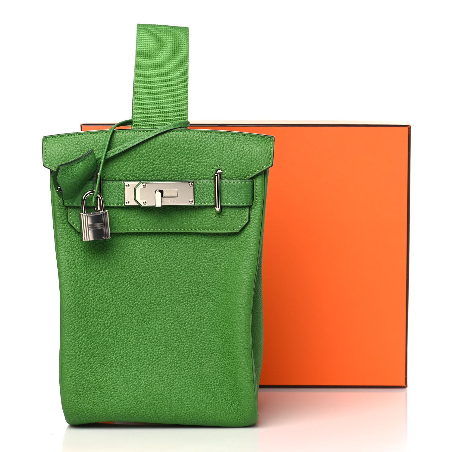 Hermes Togo Hac A Dos PM Backpack Vert Yucca 11 of 11