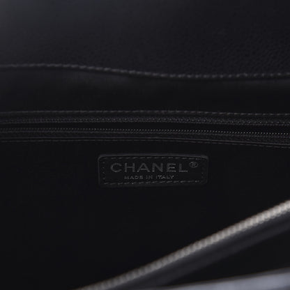 Chanel Caviar Quilted XL Grand Shopping Tote GST Black 9 of 10
