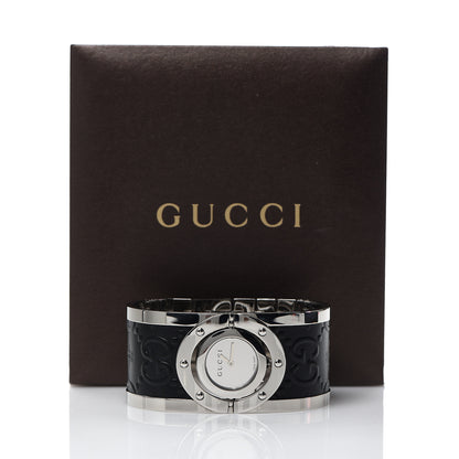 Gucci Stainless Steel Calfskin 33mm Twirl Quartz Watch 6 of 6