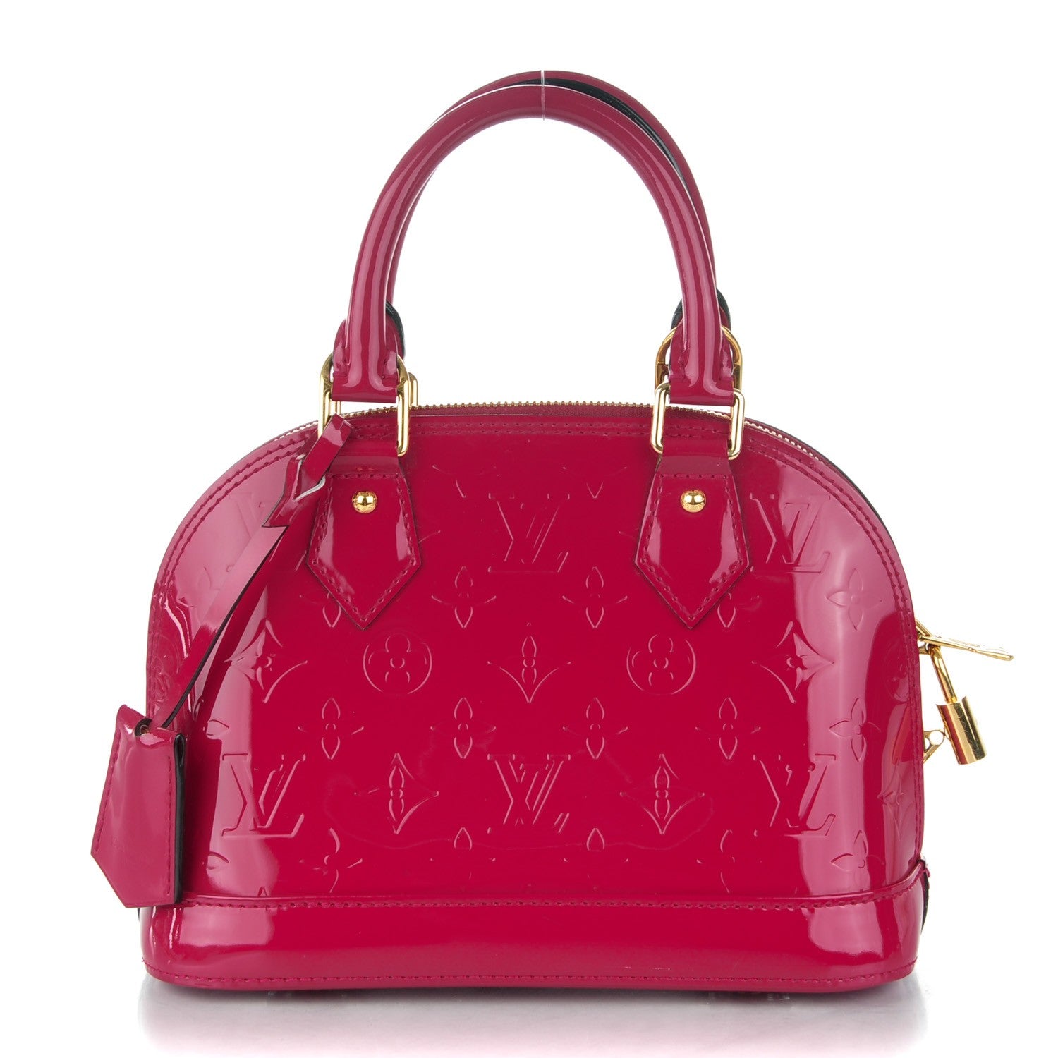 Louis Vuitton Vernis Alma BB Rose Indien 1 of 7