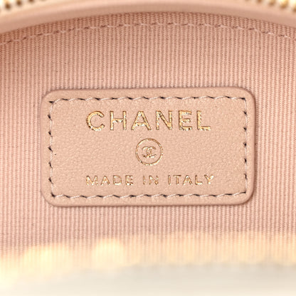 Chanel Lambskin Quilted Small Chic Riviera Top Handle Vanity Case White 6 of 9
