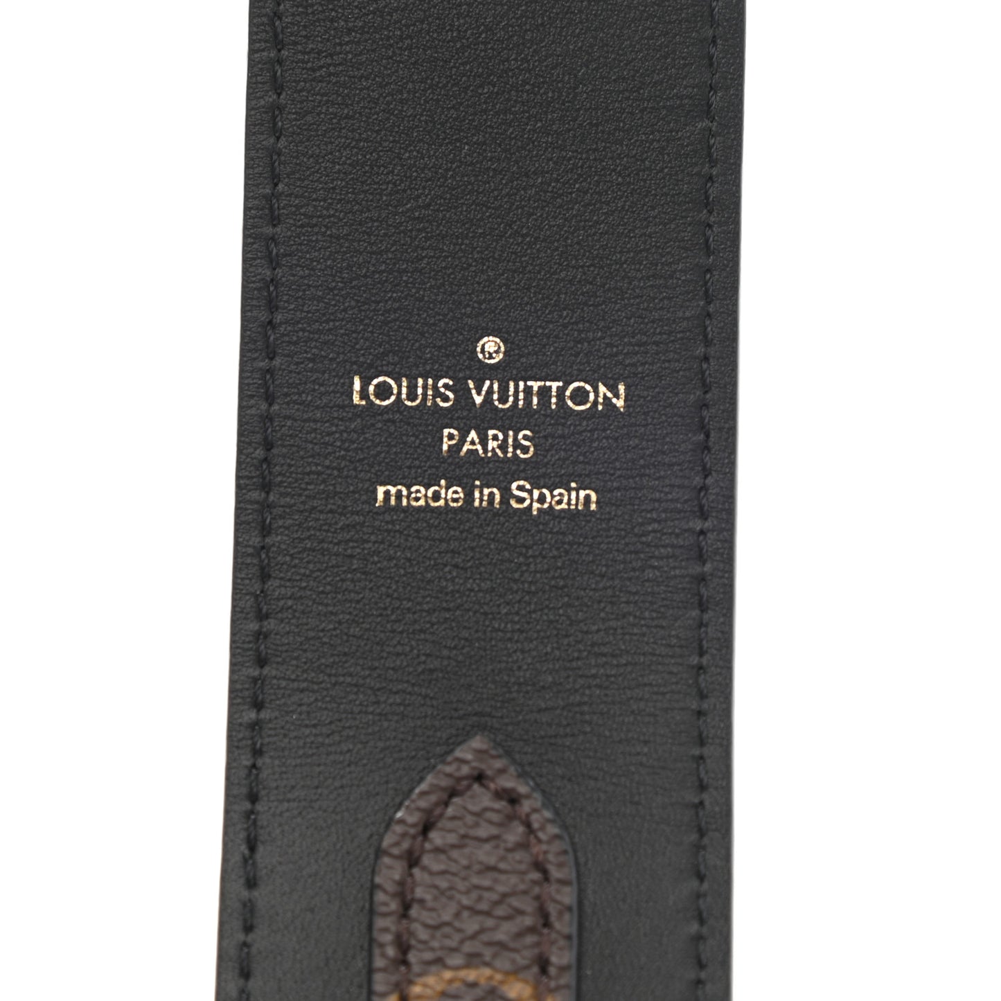 Monogram Adjustable Bandouliere Shoulder Strap Black