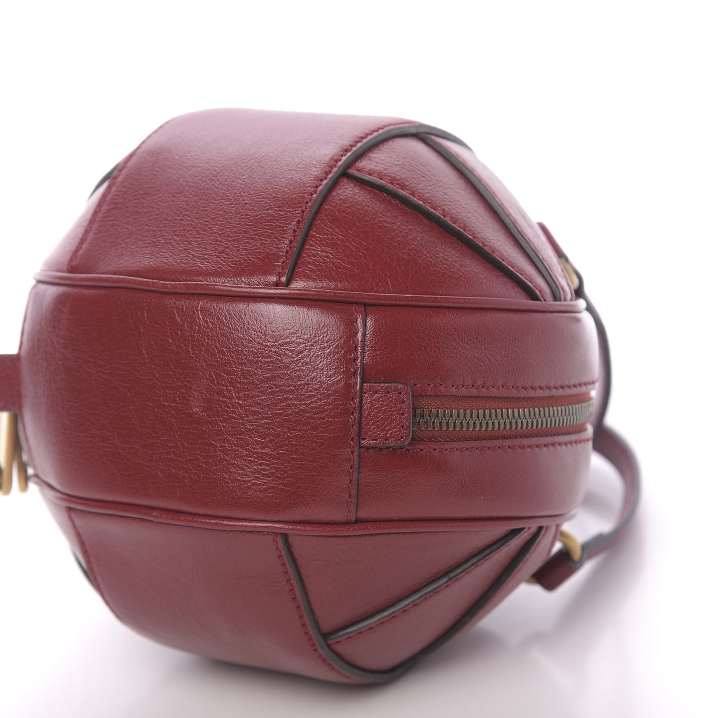 Piuma Lux Energy Mini Tifosa Basketball Shaped Shoulder Bag Romantic Cerise
