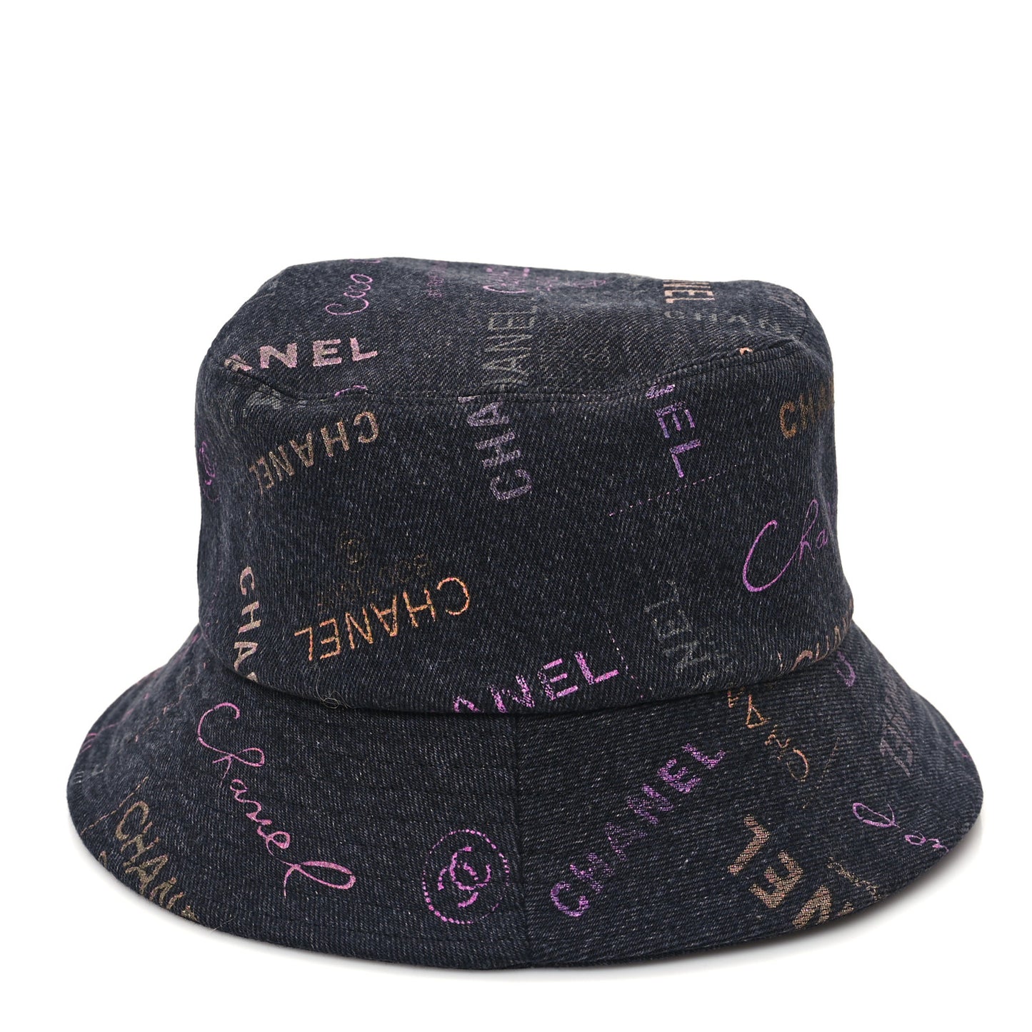 Denim Mood Cloche Bucket Hat M Black