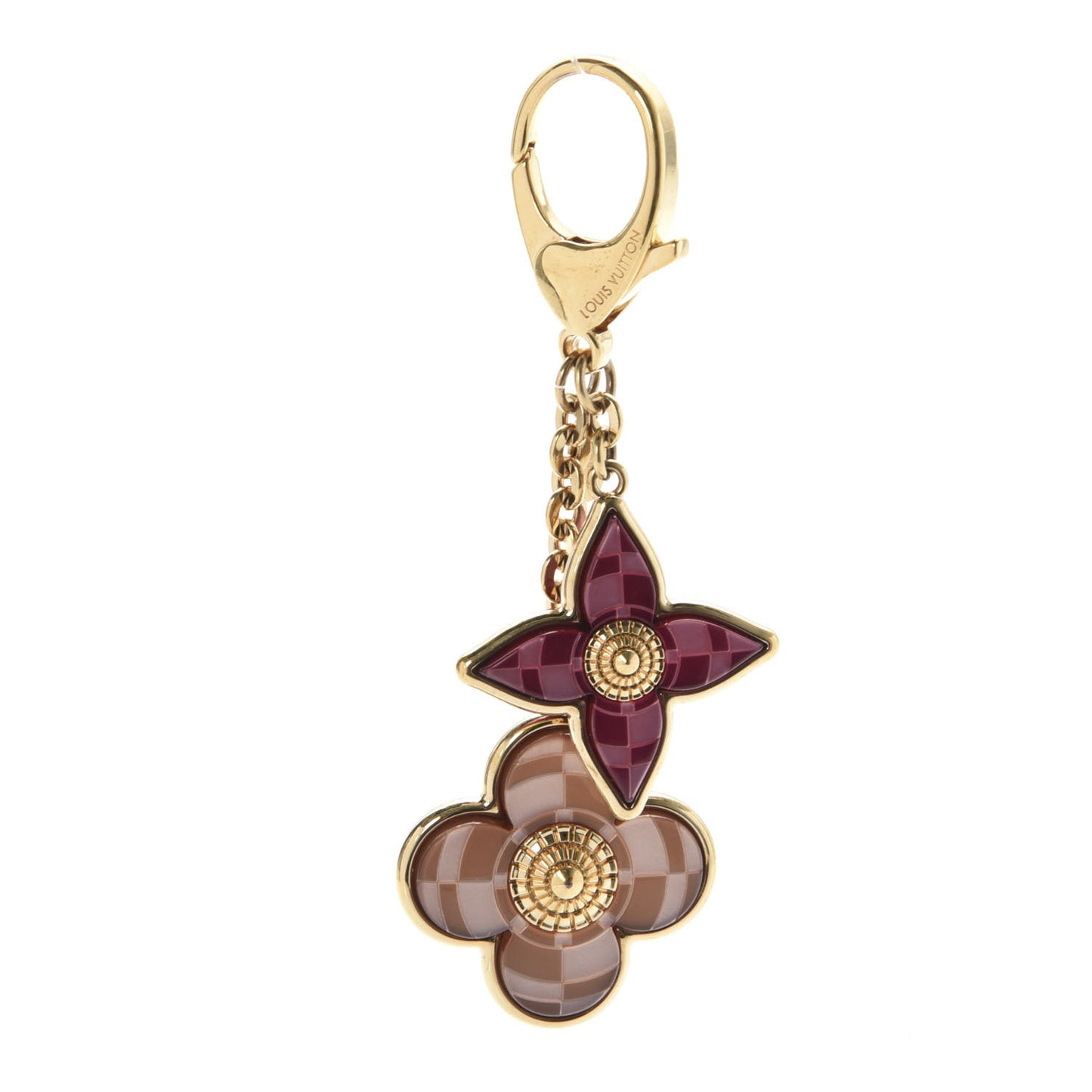 Metal Resin Mosaique Bag Charm Rouge Fauviste