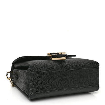 Gucci Dollar Calfskin Interlocking G Crossbody Bag Black 4 of 10