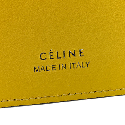 Celine Drummed Calfskin Small Multifunction Folded Wallet Souris 6 of 6