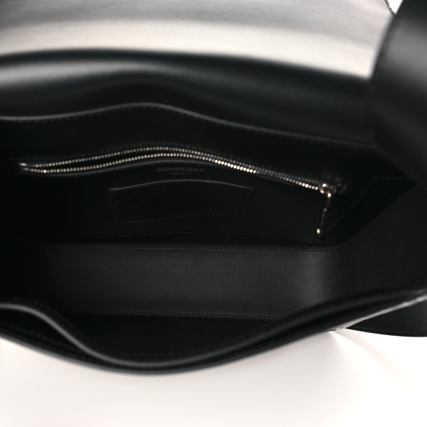 Calfskin Monogram TB Print Messenger Bag Black White
