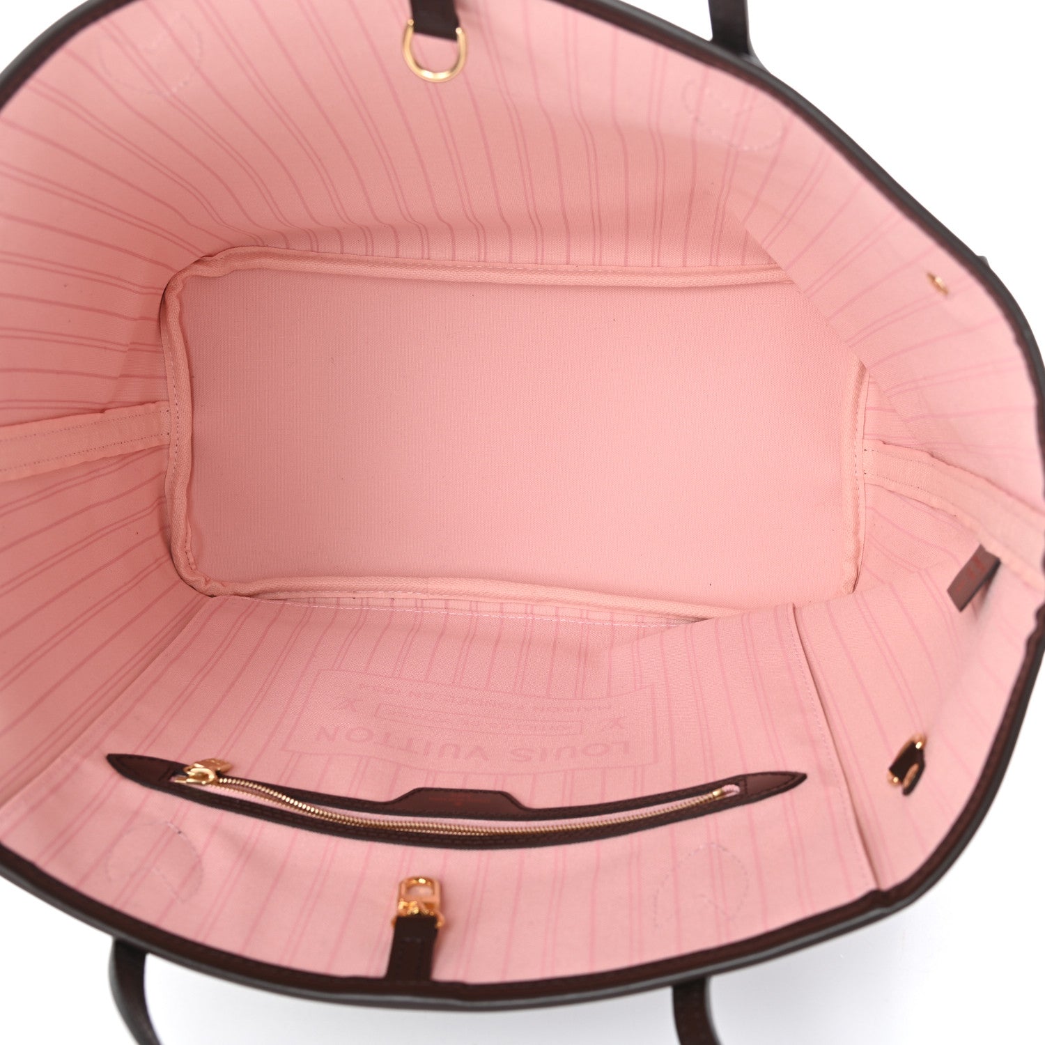 Louis Vuitton Damier Ebene Neo Neverfull MM Rose Ballerine 5 of 9