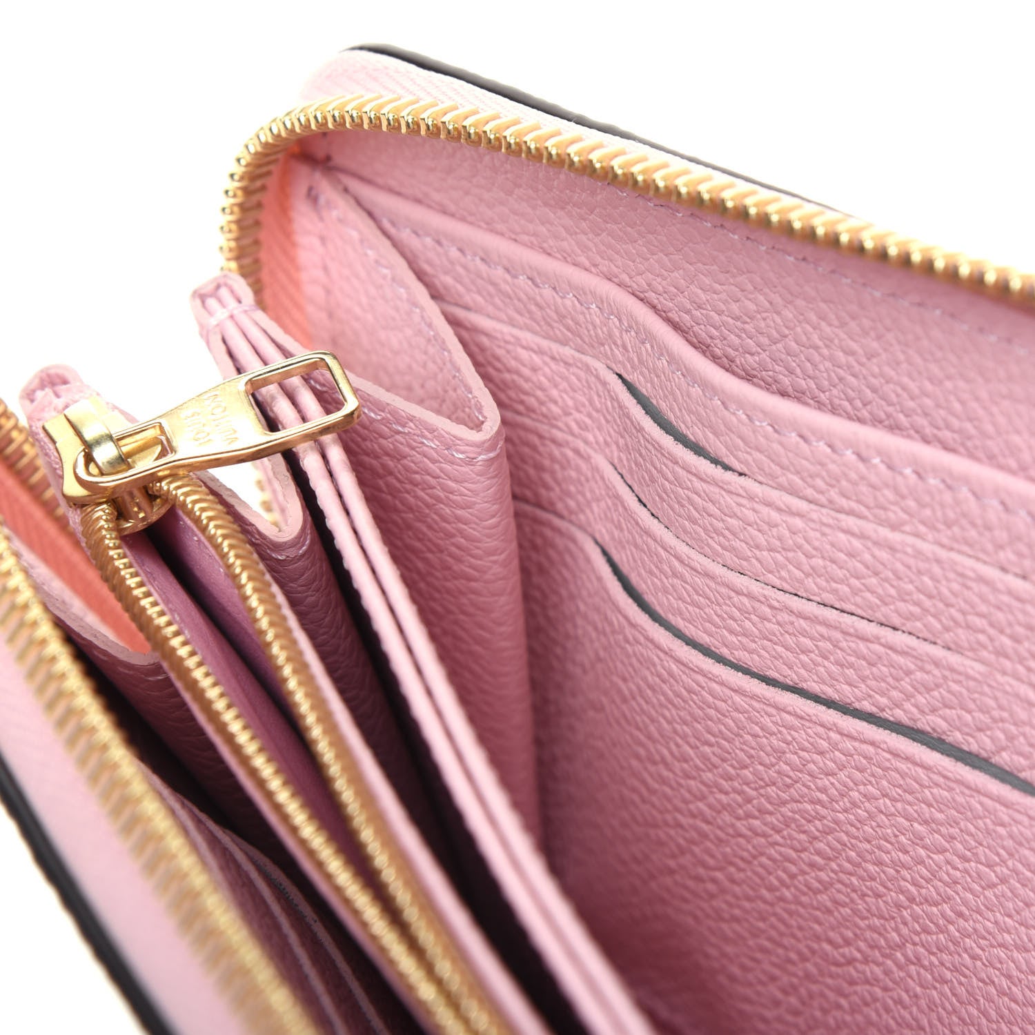 Louis Vuitton Empreinte Monogram Giant By The Pool Zippy Wallet Bouton De Rose 8 of 14