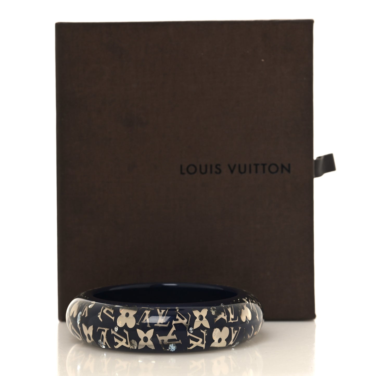 Resin Swarovski Medium Inclusion Bracelet GM Black