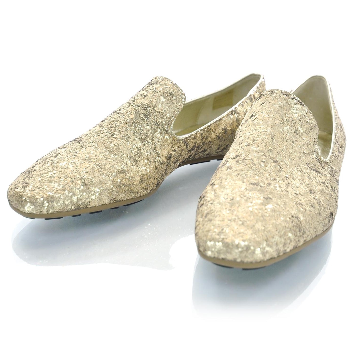 Glitter Wheel Jazz Flats 35.5 Champagne