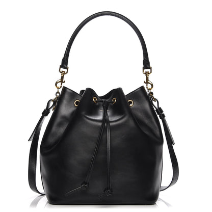 Saint Laurent Calfskin Large Emmanuelle Bucket Bag Black 1 of 8