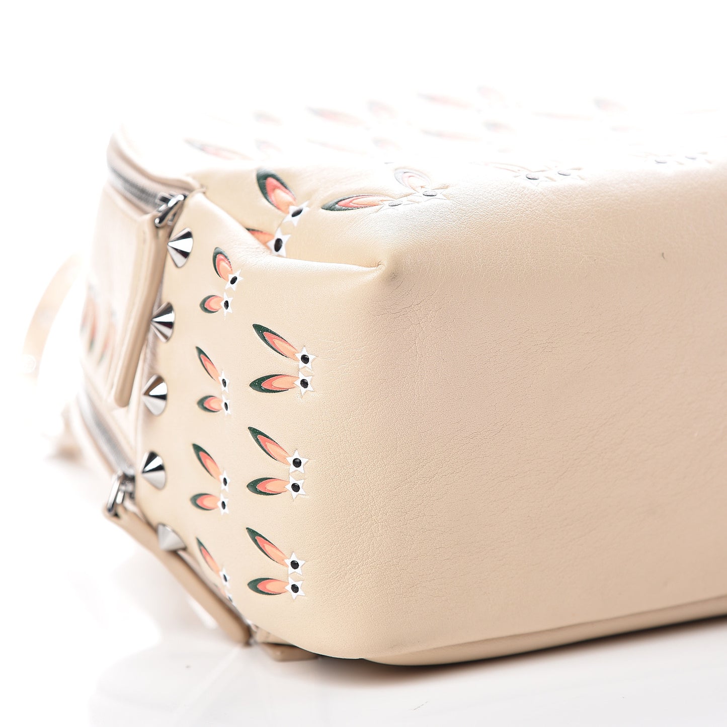 Lambskin Star Eyed Bunny Mini Backpack Natural
