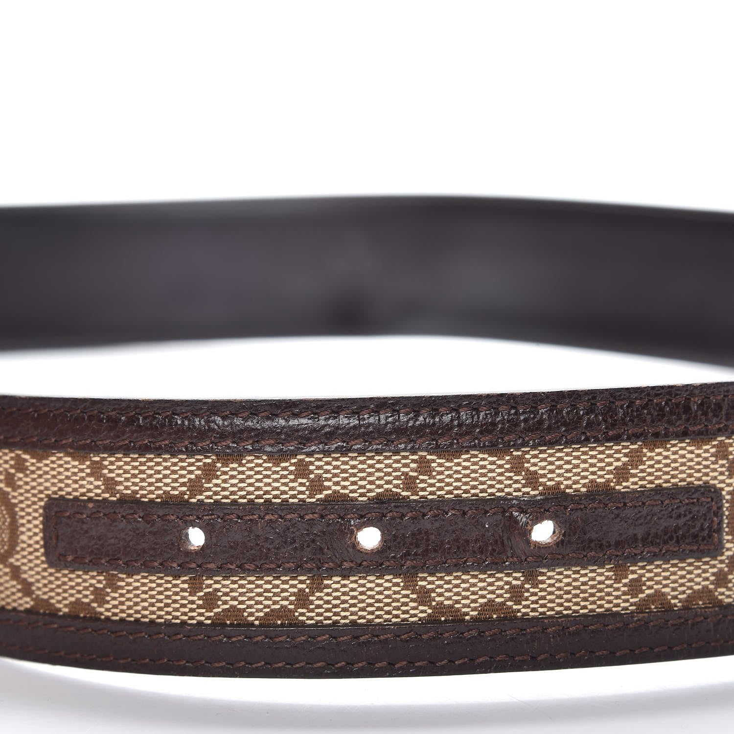 Gucci Monogram Interlocking G 40mm Belt 90 36 Dark Brown 8 of 9