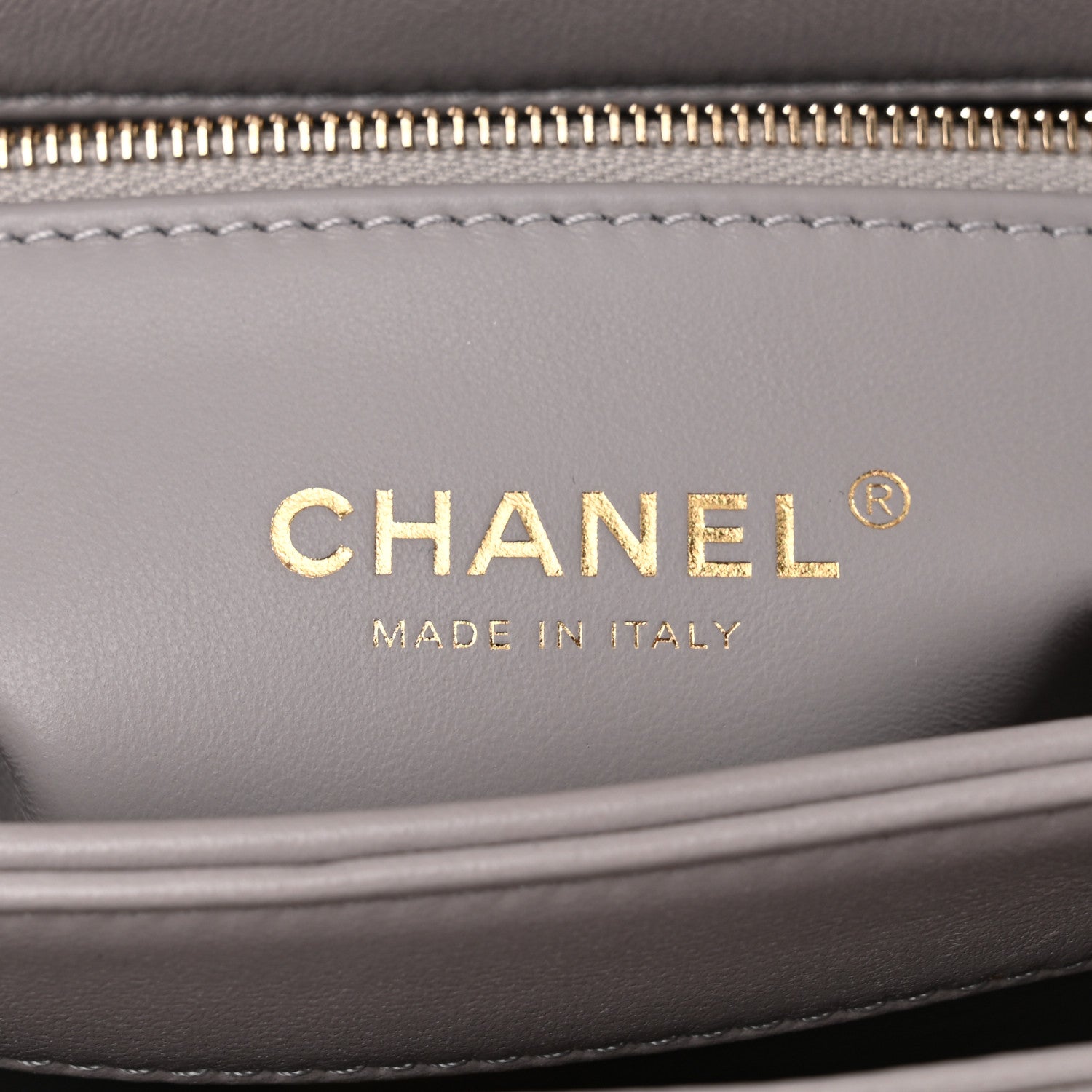 Chanel Lambskin Quilted Small Trendy CC Flap Dual Handle Bag Grey 6 of 11