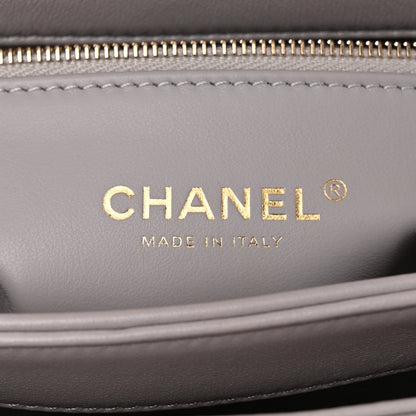 Chanel Lambskin Quilted Small Trendy CC Flap Dual Handle Bag Grey 6 of 11